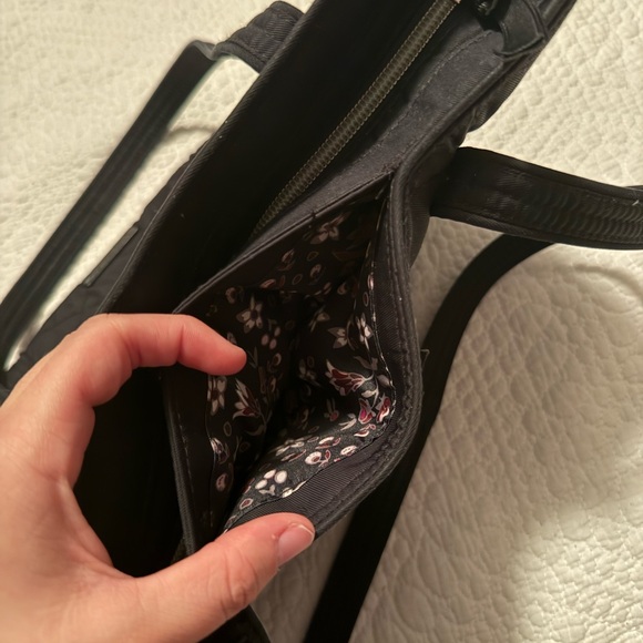 Vera Bradley Black Tote Bag - Picture 7 of 9